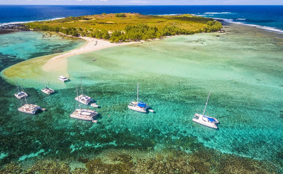 Catamaran Cruise Ile aux Gabriel Island mauritius photos